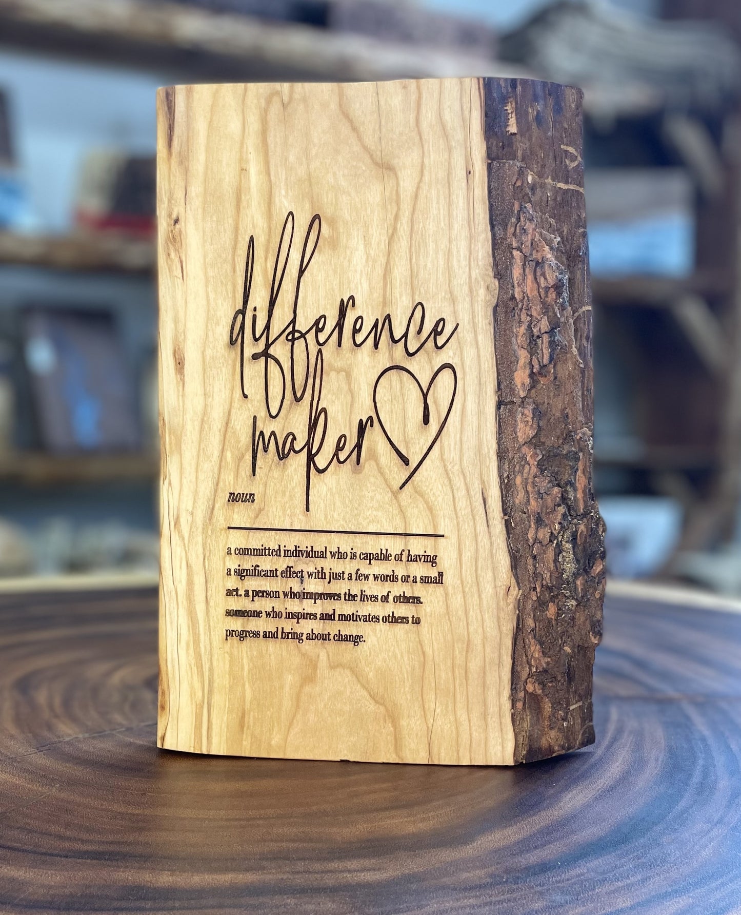 Difference Maker- Wood Art