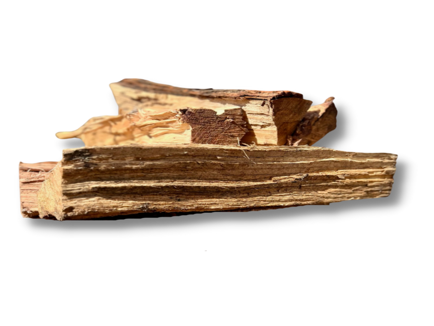 Various hardwood firewood pieces, including elm, birch, sweet gum, poplar, ash, and maple and other locally harvested hardwood