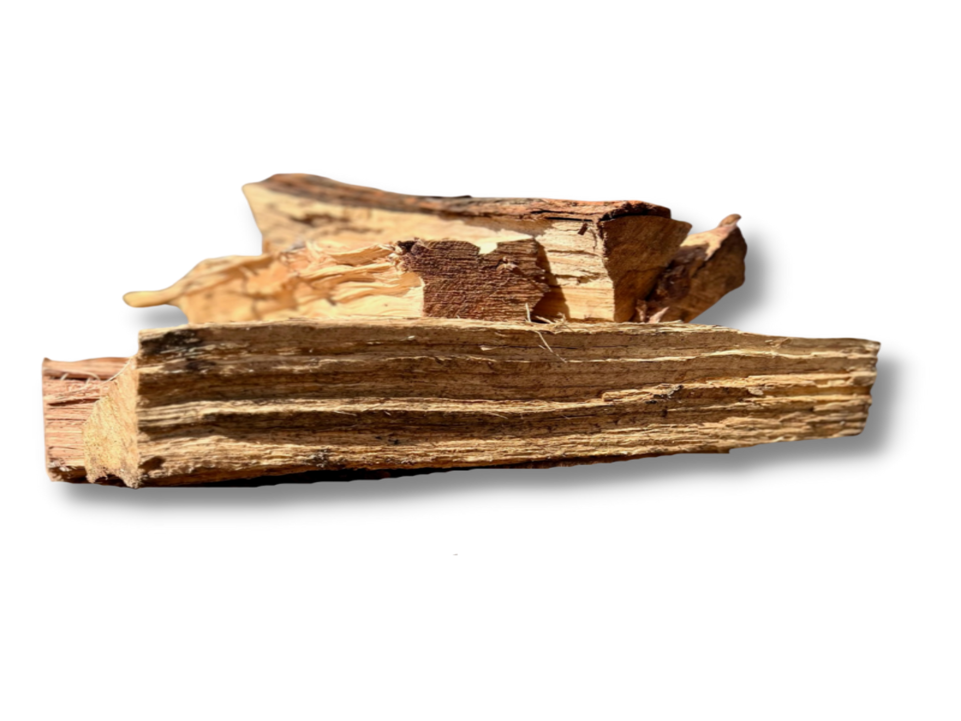 Various hardwood firewood pieces, including elm, birch, sweet gum, poplar, ash, and maple and other locally harvested hardwood