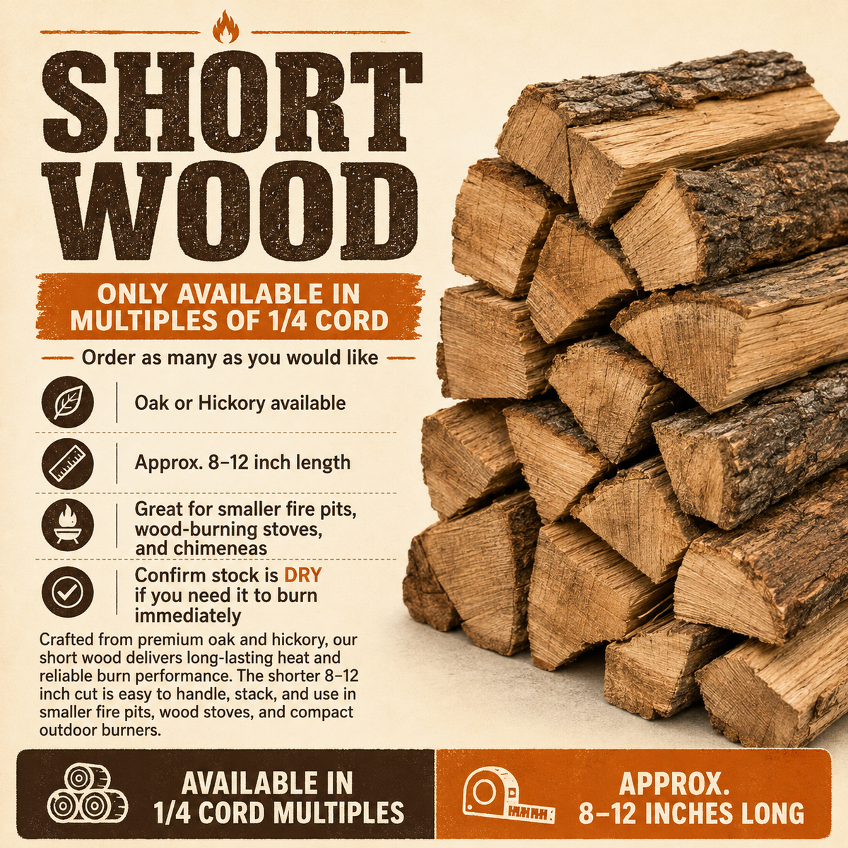 Short Cut Wood