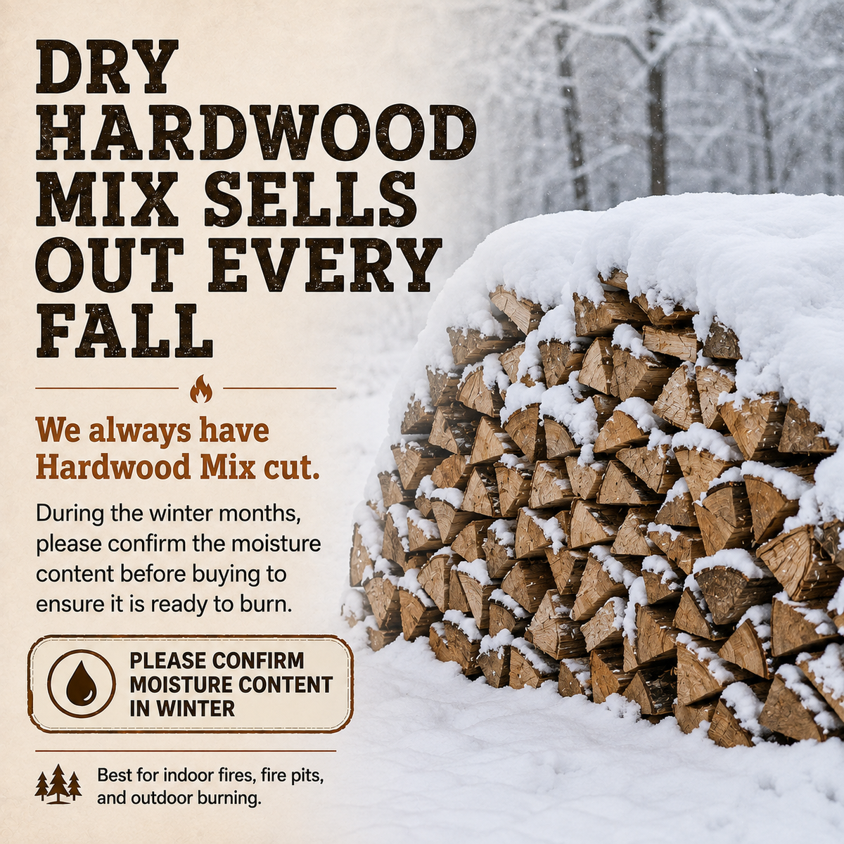 Kiln Dried Hardwood