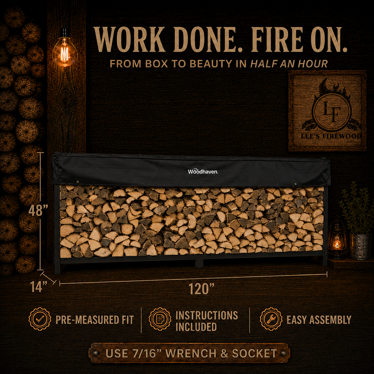 Woodhaven® Firewood Racks