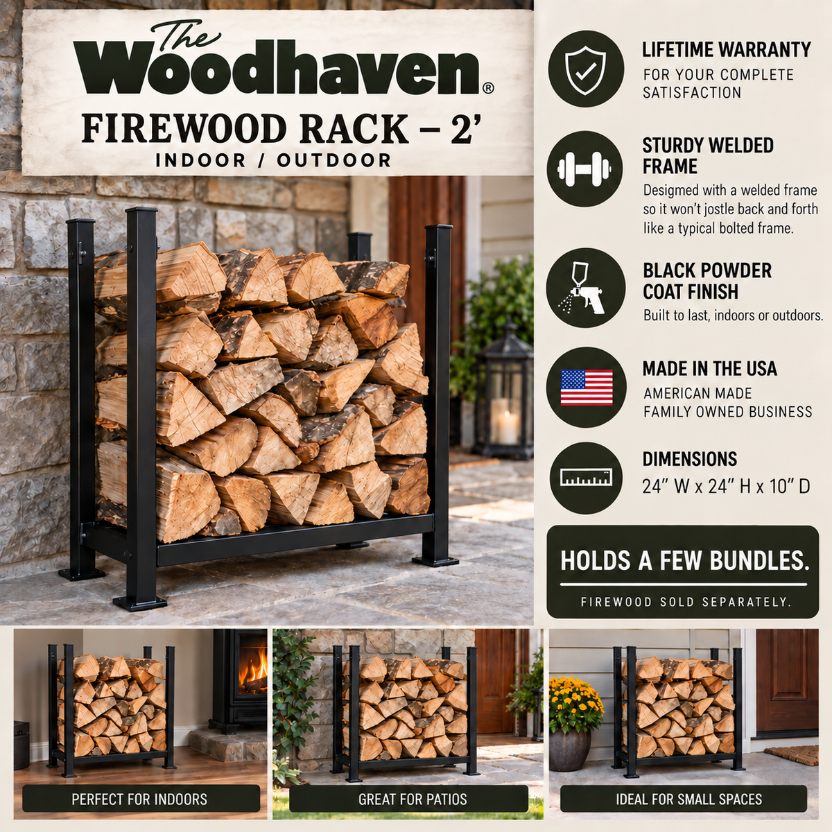 Woodhaven® Fireside 2 ft x 2 ft