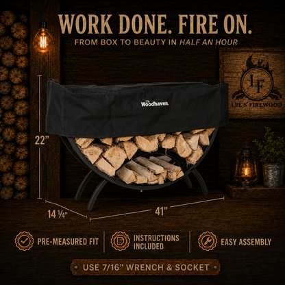 Woodhaven® Crescent Firewood Racks
