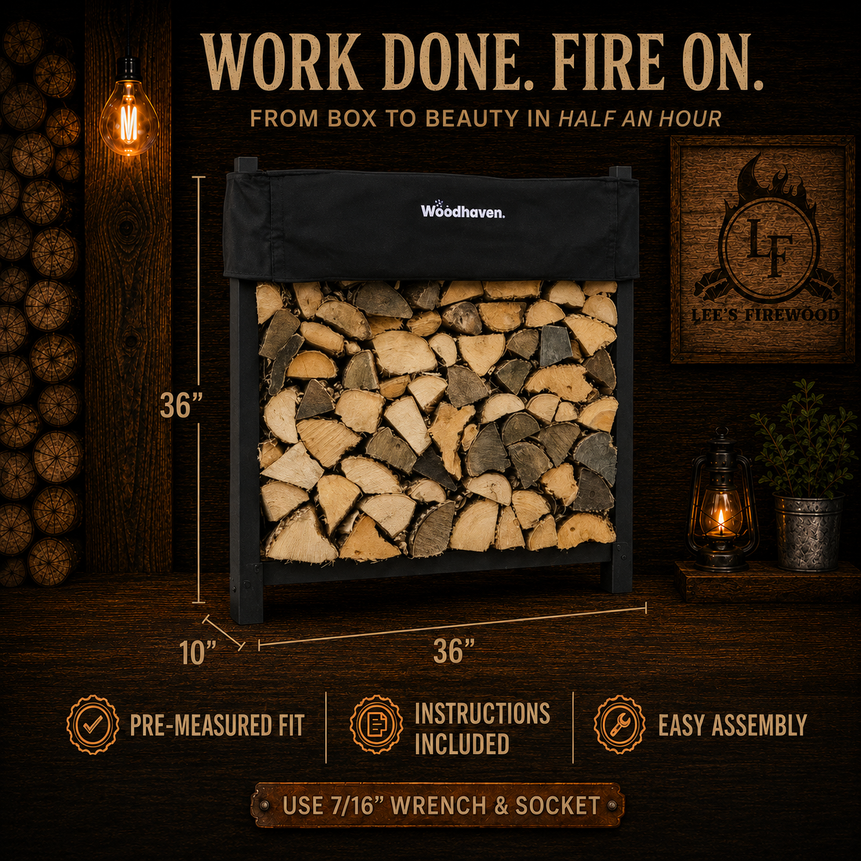 Woodhaven® Firewood Racks