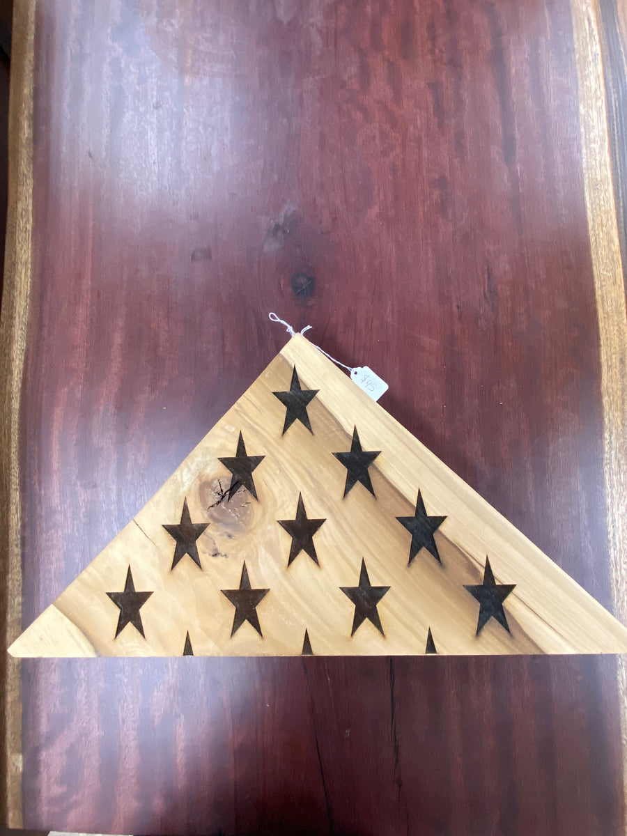 Military Wood Flags