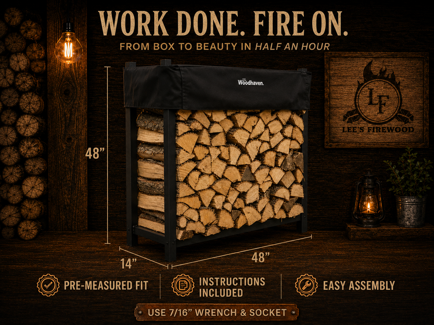 Woodhaven® Firewood Racks