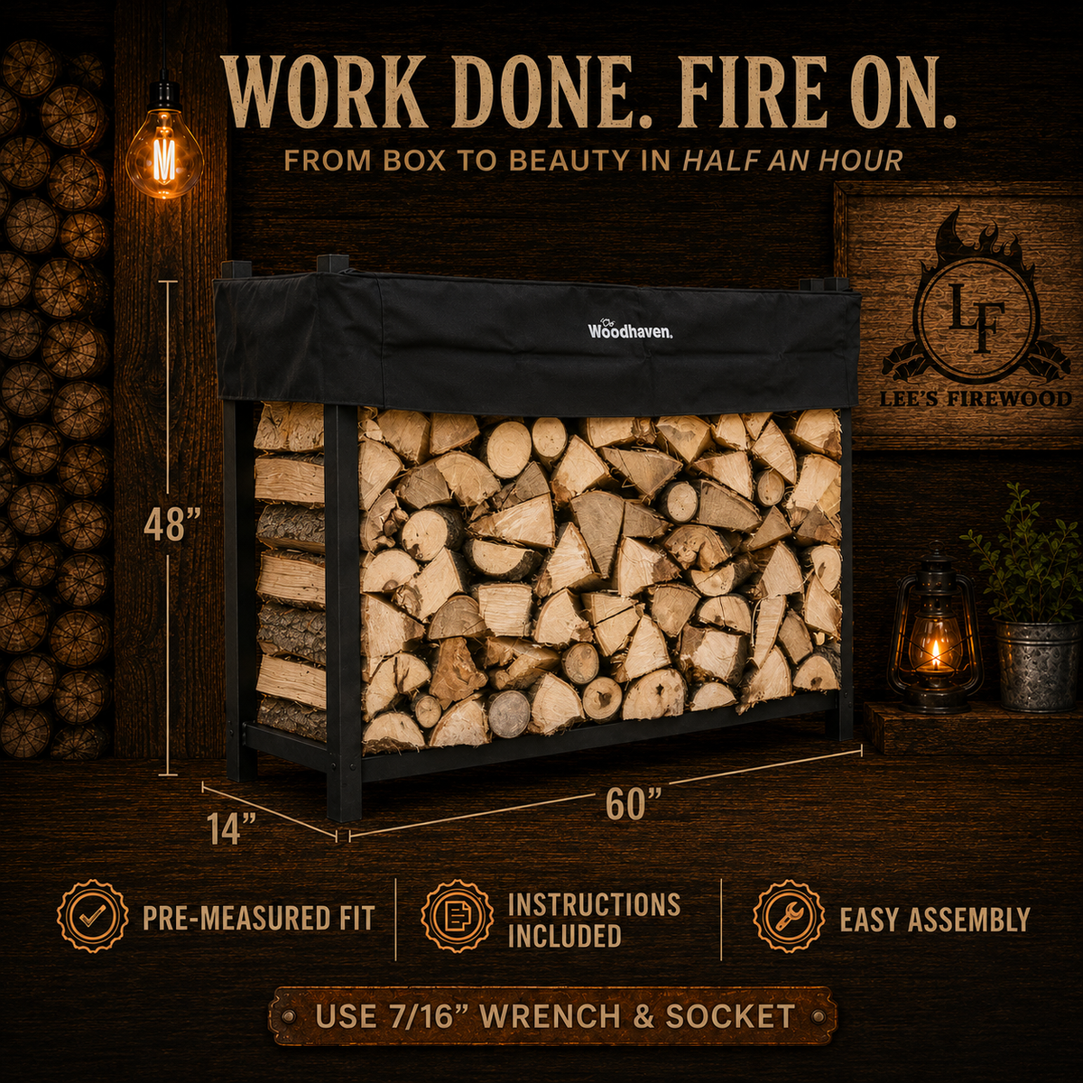 Woodhaven® Firewood Racks