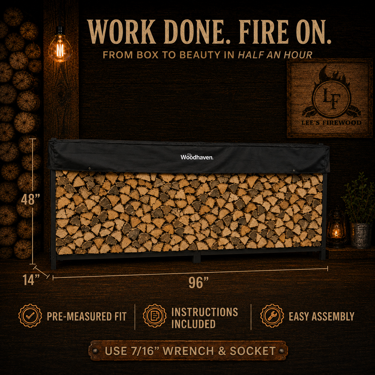 Woodhaven® Firewood Racks