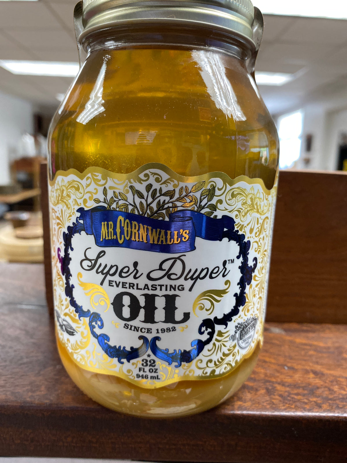 Mr. Cornwall’s Super Duper Everlasting Oil