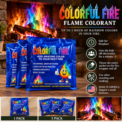 Colorful Fire Flame Colorant