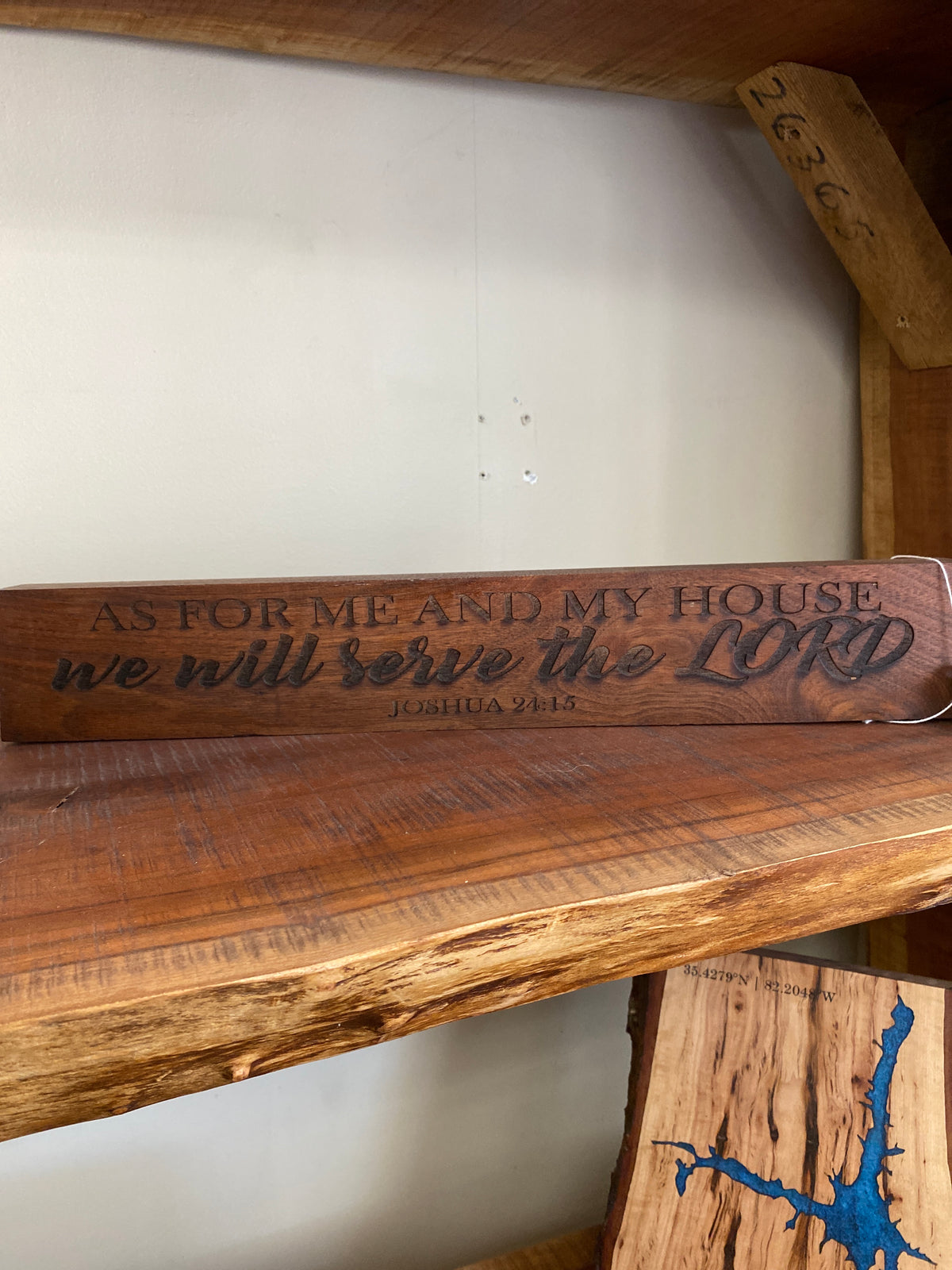Joshua 24:15- Wood Art