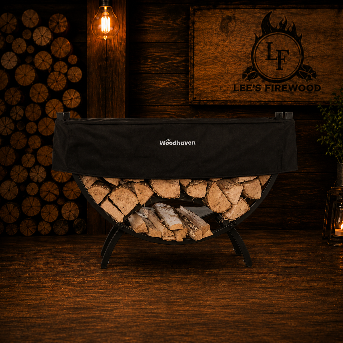 Woodhaven® Crescent Firewood Racks