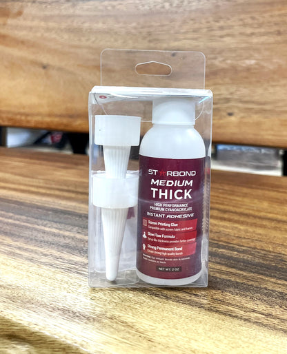 Starbond Medium-Thick Cyanoacrylate (CA) - Super Glue 2 oz.