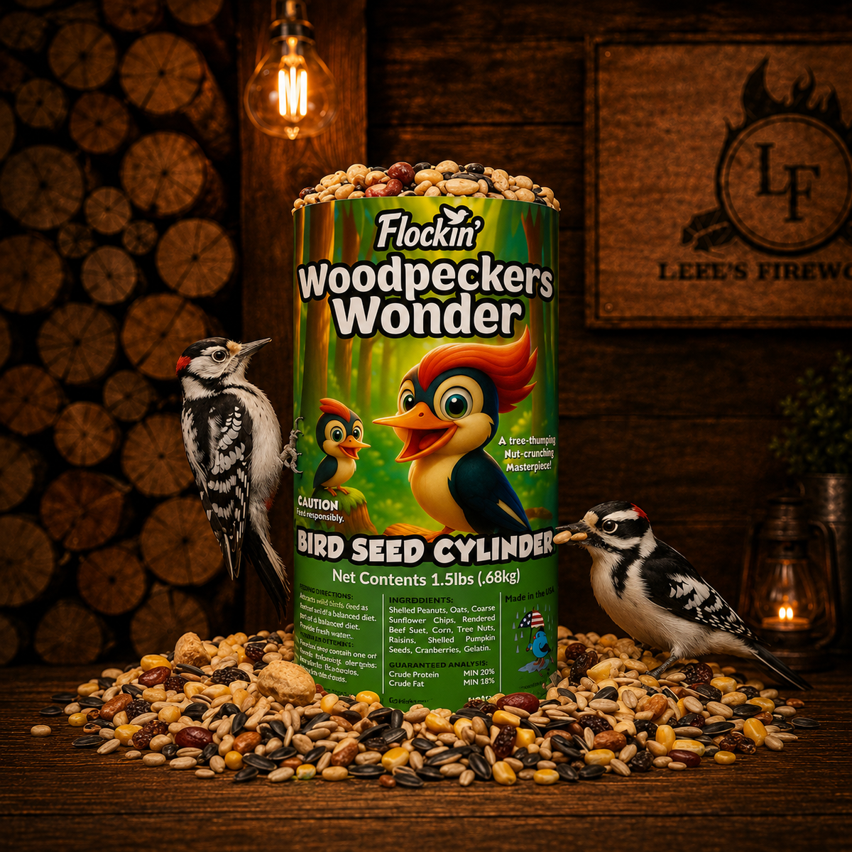 Flockin Birds Seeds and Cylinder