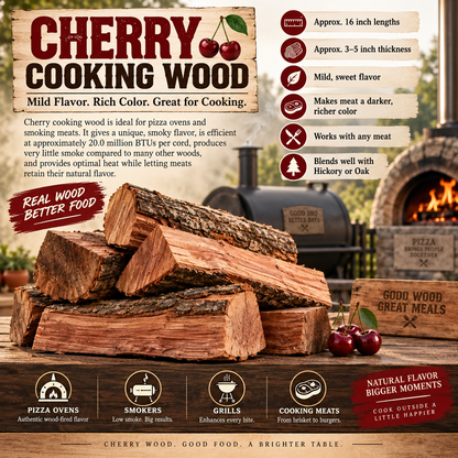 Cherry Cooking Wood