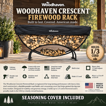 Woodhaven® Crescent Firewood Racks