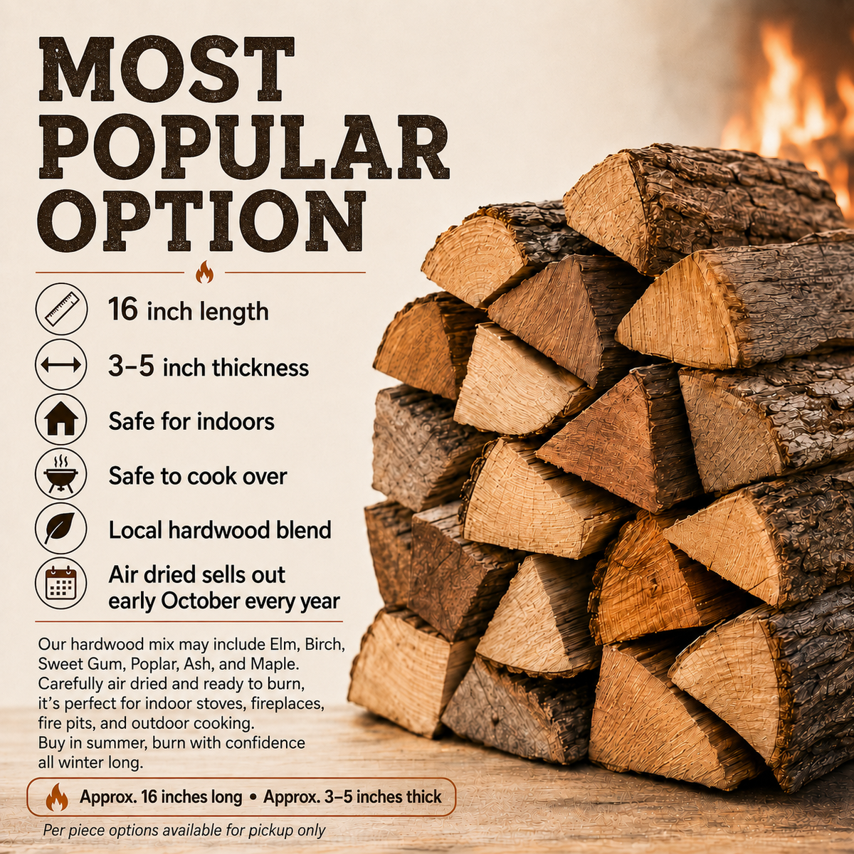 Kiln Dried Hardwood