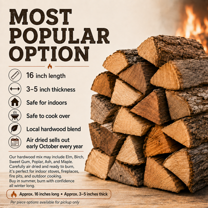 Kiln Dried Hardwood