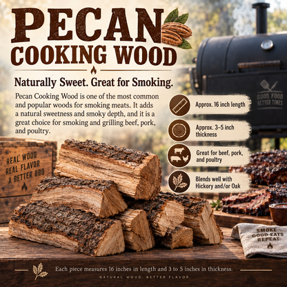 Pecan Cooking Wood